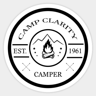 Camp Clarity Camper Sticker